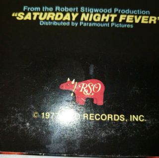 Vintage Saturday Night Fever 2 Record Movie Sound Track Vinyl Album LP 3