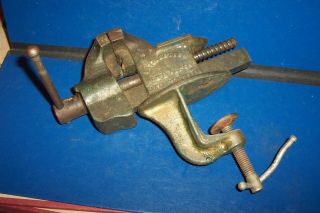 Vintage Littlestown No 3 Clamp On Bench Vise 2 - 1/2 Jaws