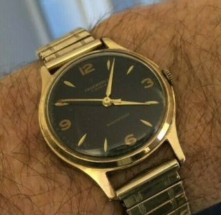 Vintage Gold Plated Gents Ingersoll Winding Watch In