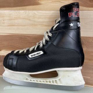 Bauer Pro Player 500 Hockey Skates Vintage Black Men’s Size 8 - Fast 2