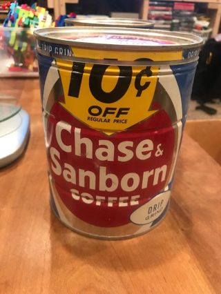 Vintage Chase&sanborn 2lb Drip Grind Coffee Tin