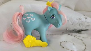 My Little Pony G1 Bow Tie Vintage With Brush