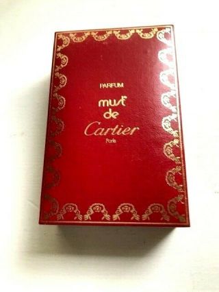 Vintage Must De Cartier Parfum 0.  25 / 7.  5 Ml (90 Full)
