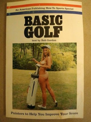Vintage 1980 " Basic Golf " By Bob Gordon,  Collector 