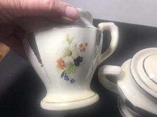 Vintage Ceramic Electric Percolator Coffee Pot,  With Cream And Sugar See Cond 3