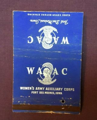 Vintage Matchbook Cover Women 