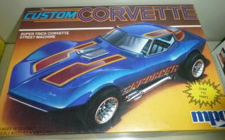 Mpc 6359 Custom Corvette Vette " Enforcer " Vintage 1/25 Mcm Kit Nib Si