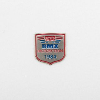 Levis Bmx Factory Team 1984 Pin Old School Bmx Vintage Reissue
