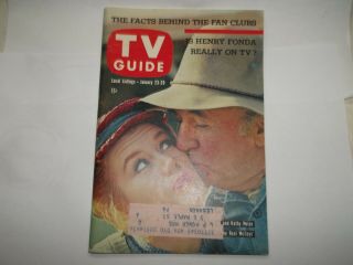 Vintage Tv Guide January 23 - 29,  1960