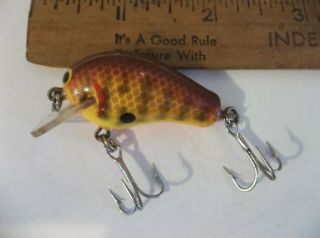 BAGLEY HONEY B SQUARE BILL WOODEN CRANKBAIT FISHING LURE TACKLE BOX FIND 2
