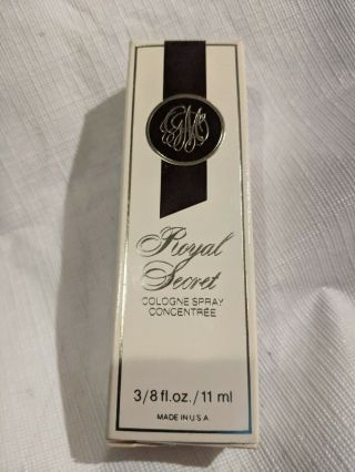 Vintage Germain Monteil Royal Secret Spray Cologne Perfume 3/8 Oz 50 Full