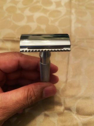 Wolfman Stainless Steel Mirror Polished Ss Wr1 Solid Bar Sb.  74 Mm Safety Razor