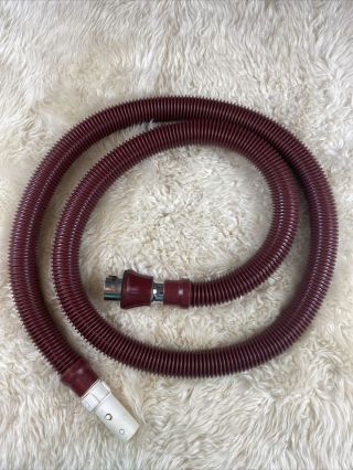 Vintage Red/chrome Fairfax Vacuum Fax - O - Matic Cleaner Replacement 94” Hose Parts