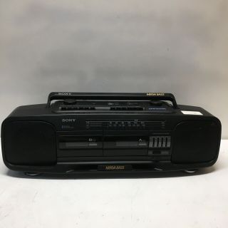 Vintage Sony Cfs - Dw34 Radio Cassette Recorder Portable Boombox
