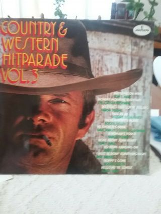 Vintage Country & Western Hit Parade Vol 3 Mercury Records 33rpm 12 Inch Various