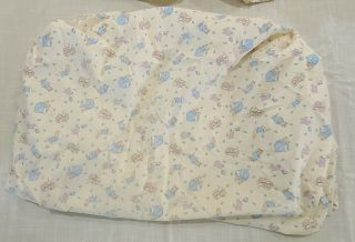 Vintage Quiltex Beatrix Potter & Friends Fitted Crib Sheet and Bed Skirt VGPC 2