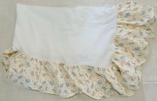 Vintage Quiltex Beatrix Potter & Friends Fitted Crib Sheet and Bed Skirt VGPC 3
