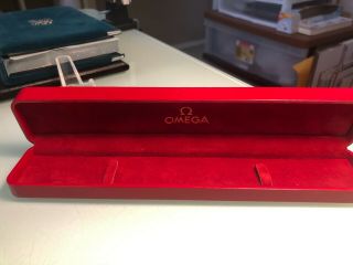 Vintage Omega Watch Box 8.  5” Long