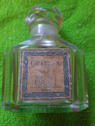 Vintage Guerlain Rue De La Paix 80 Ml / 2.  7 Oz Baccarat Bottle
