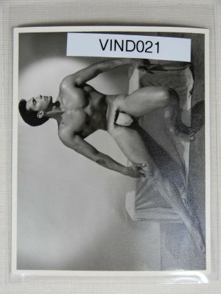Vintage Posing Strap Era,  Physique Photography,  Bodybuilding,  Don Whitman,  4x5 3