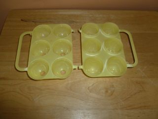Vintage Jello Jigglers Egg Mold Yellow W/ Recipe Pamphlet