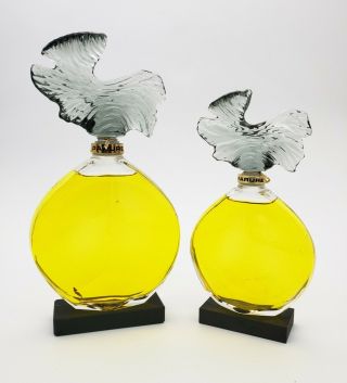 Vintage 1974 Guerlain Parure Perfume Bottles - 8.  5 " & 7 " - You Fill
