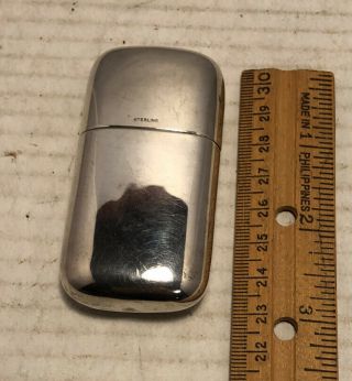 Vintage Cartier Sterling Silver 3 " Long Snuff Or Perfume Flask Bottle 33.  9 Grams