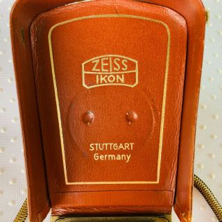 Vintage Zeiss - Ikon Ikophot Selenium Exposure Light Meter Case And Chain 2