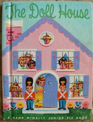 Vintage Rand Mcnally Jr Elf Book The Doll House By Helen Adler