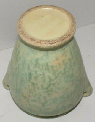 Vintage Burley & Winter Pottery Vase Double Handle 7.  5 