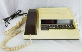 Vintage Lenoxx Sound Am/fm Alarm Clock & Home Phone System Model: Ph - 102 -