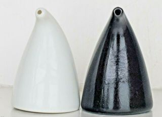 Vtg Geuine Kaj Franck For Arabia Finland Porcelain Salt & Pepper Shakers