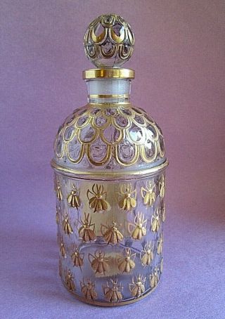 Vintage Guerlain Gold Bee Bottle Eau de Cologne Imperiale 250 ml 8.  5 oz Empty 3