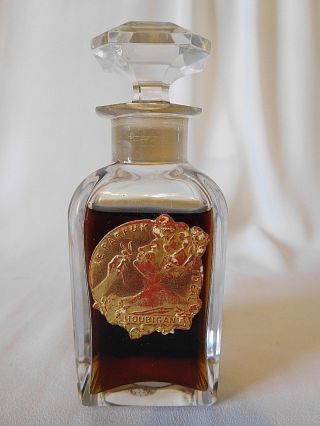 Vintage Houbigant Le Parfum Ideal 2 Oz Parfum / Perfume,  Baccarat Bottle