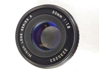 Vintage Nikon Lens Series E 50mm 1:1.  8 Lens 2230203
