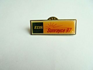 Vintage 1997 Sunrayce Eds General Motors Gm Solar Auto Car Lapel Pin Pinback