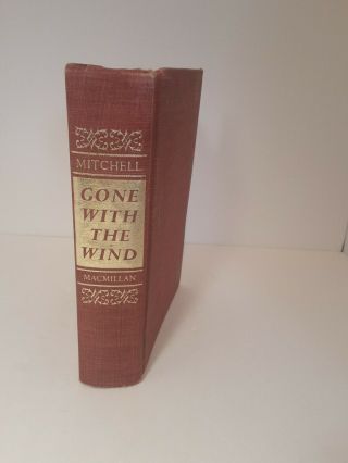 Vintage Gone With The Wind Hard Cover Book By Margaret Mitchell