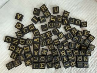 Vintage Anagrams Game ‘Embossed Edition’ by Selchow & Righter No.  79 w/ 85 Tiles 3