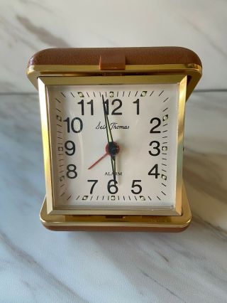 Vintage " Linden " & " Seth Thomas " Wind Up Travel Clock Bundle - Non