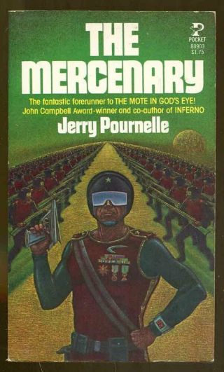 The Mercenary By Jerry Pournelle - Vintage Pocket Books Sf Paperback - 1977