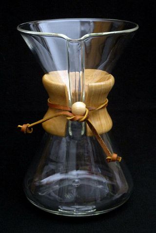 1950s 60s Scarce Vintage Chemex 10 Cup 50 Oz.  Coffee Maker Pour Over Green Mark