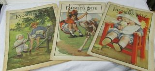 Vintage 1924 - 1925 " The Farmers Wife " Magazines Three Issues