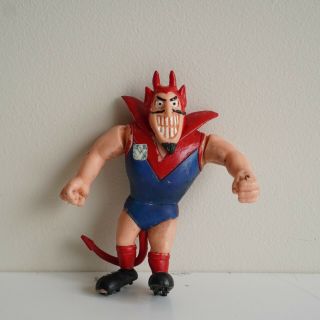 Vintage Afl Vfl Melbourne Demons Figure Toy Mascot