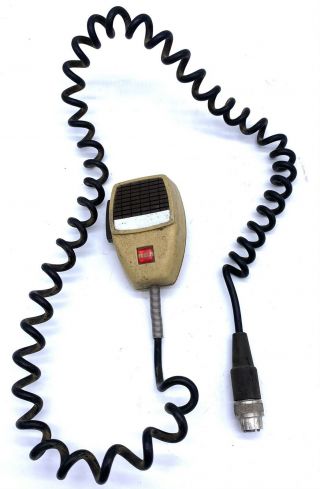 Vintage Rca Hand Held Cb Radio Speaker Mic Microphone Model M1594000c1 6 Pin