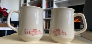 Vintage Folgers Mountain Grown Coffee Mugs