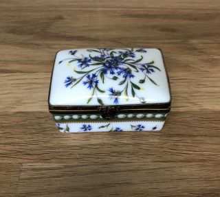 Vintage Ancienne Manufacture Royale Limoges Trinket Box Beautifully Painted