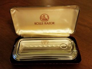 Vintage Rolls Razor In Case W/ Instructions,  Made In England 1920 
