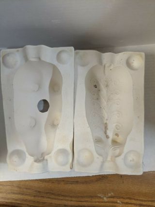 Vtg Slip Casting Ceramic Mold Pig Bank No Maker 