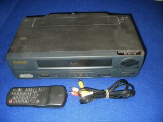 Vtg Symphonic Vhs Player/recorder Model Vr 501 W/remote Fully Guaranteed