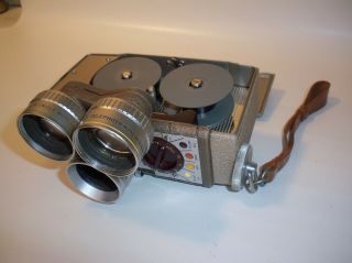 Vintage 1950 ' s Bell & Howell 252 Vintage 8mm Movie Camera 3